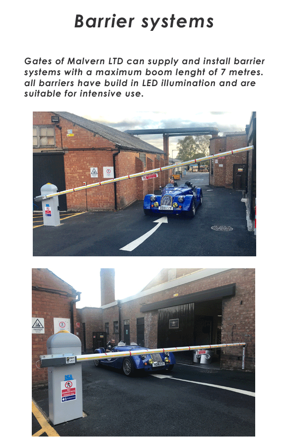 Photo of traffic barrier at morgan cars