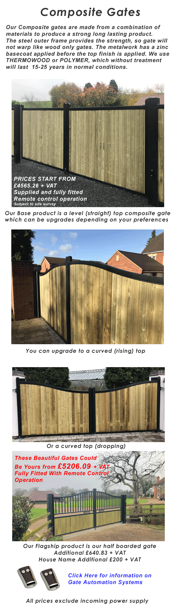 Image of composite gate designs