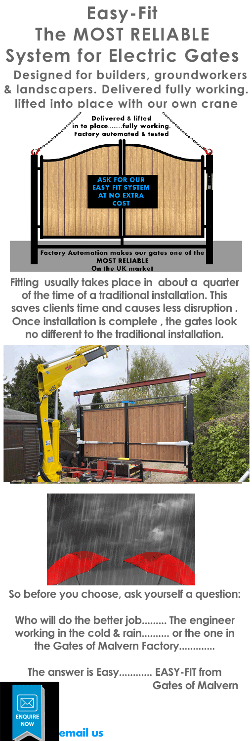 Easyfit electric gates